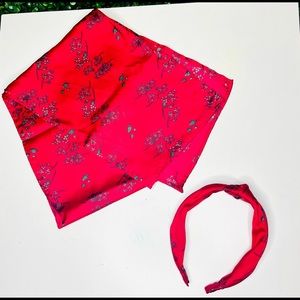 Artistry Studio * Shanghai Knotted Headband & Silk Scarf Set